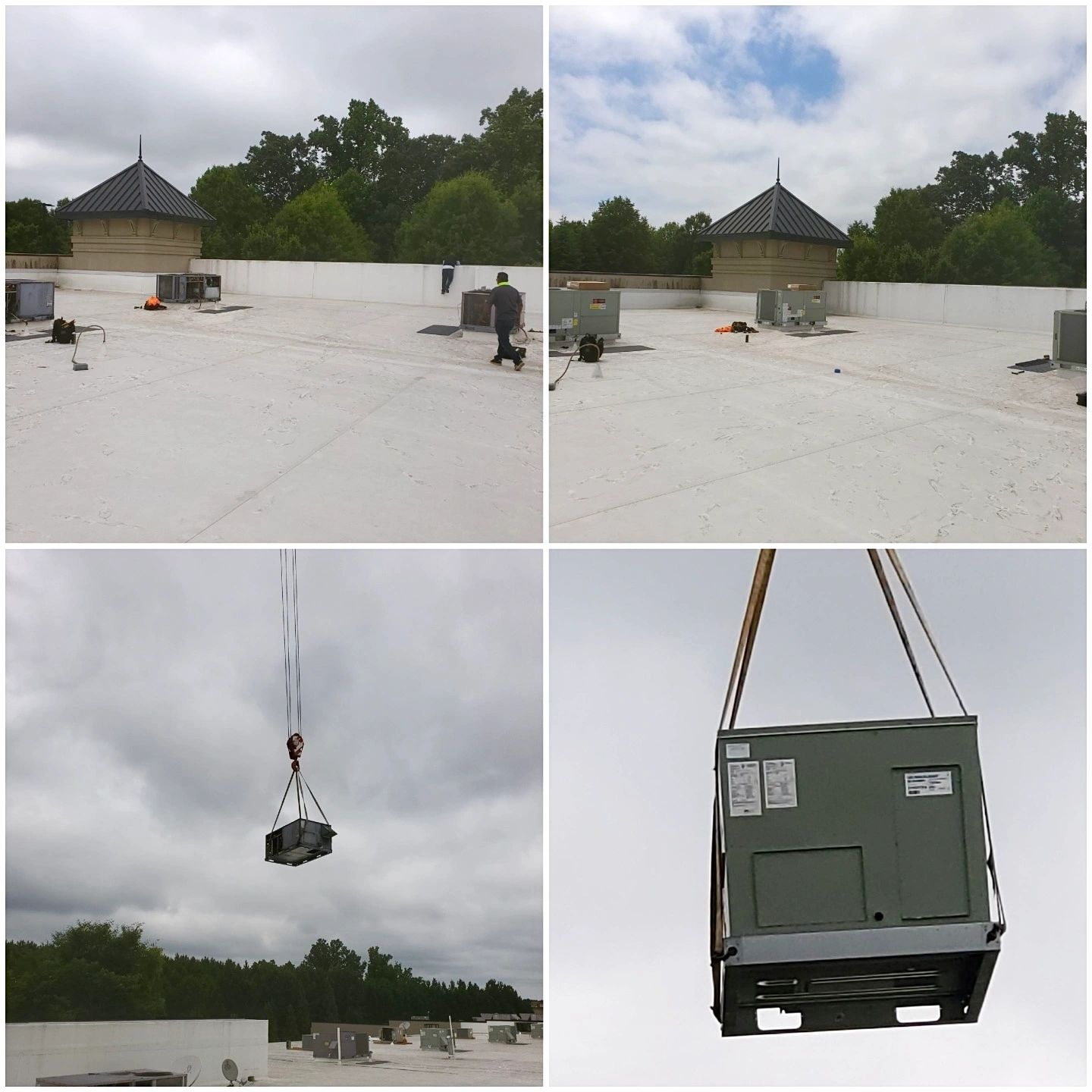 Commercial rooftop HVAC projects